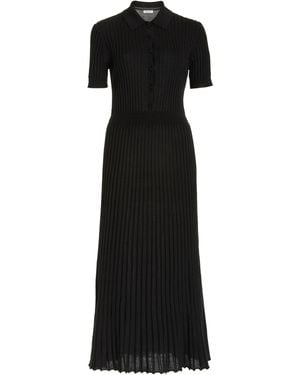 Gabriela Hearst Amor Knit Midi Dress - Black