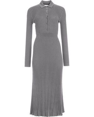 Gabriela Hearst Ardor Knit Maxi Dress - Gray