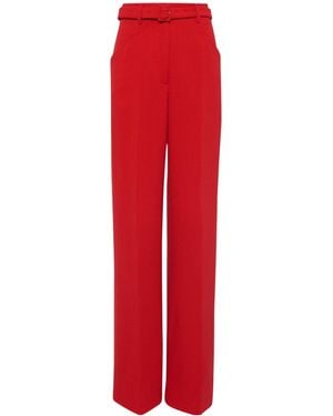 Gabriela Hearst Norman Wide-Leg Pant - Red