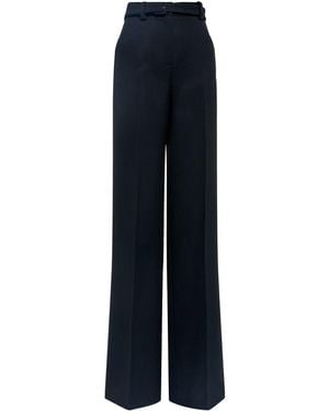 Gabriela Hearst Norman Wide-Leg Pant - Blue