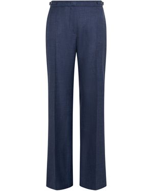 Gabriela Hearst Vesta Flare Pant - Blue