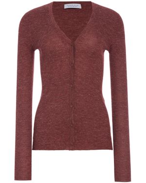 Gabriela Hearst Aiste Knit Cardigan - Red