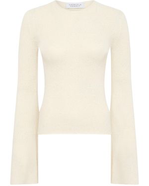 Gabriela Hearst Rafa Knit Top - White