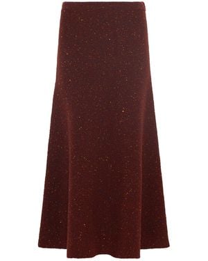 Gabriela Hearst Eden Knit Maxi Skirt - Purple