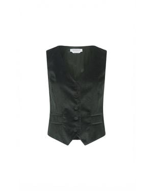 Gabriela Hearst Coleridge Vest - Black