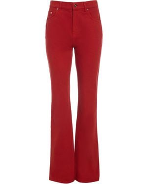 Gabriela Hearst Rey Straight-Leg Jean - Red