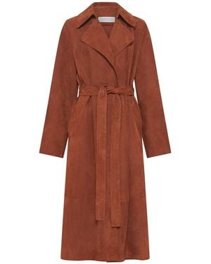 Gabriela Hearst Lyra Trench Coat - Red