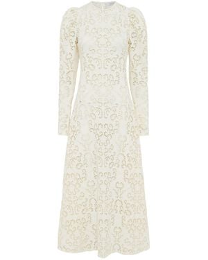 Gabriela Hearst Eshal Knit Maxi Dress - White
