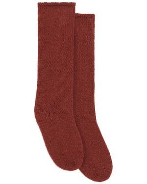 Gabriela Hearst Nikola Knit Socks - Red