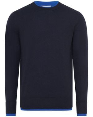 Gabriela Hearst Wells Reversible Knit Jumper - Blue