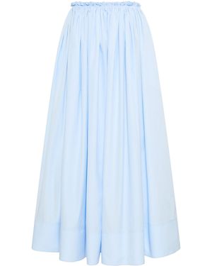 Gabriela Hearst Shiva Maxi Skirt - Blue