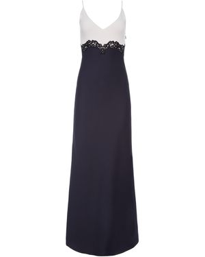 Gabriela Hearst Amaryllis Lace Maxi Dress - Blue