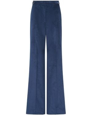 Gabriela Hearst Vesta Flare Pant - Blue