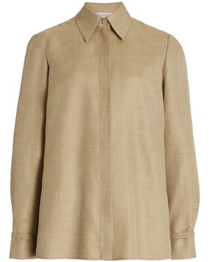 Gabriela Hearst Cruz Shirt - Natural