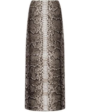 Gabriela Hearst Bragi Knit Maxi Skirt - Brown