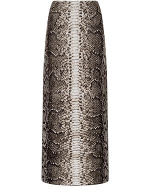 Gabriela Hearst Bragi Knit Maxi Skirt - Brown