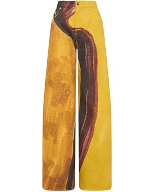 Gabriela Hearst Amoret Barrel-Leg Jean - Orange