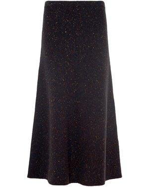 Gabriela Hearst Eden Knit Maxi Skirt - Black