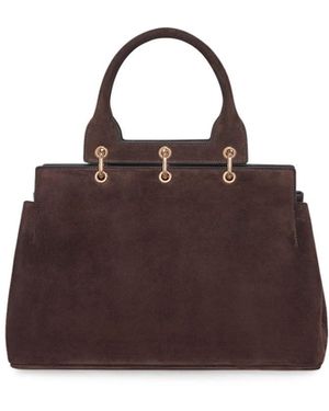 Gabriela Hearst Small Amethyst Tote Bag - Brown