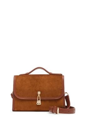 Gabriela Hearst Small Leonora Flap Bag - Brown