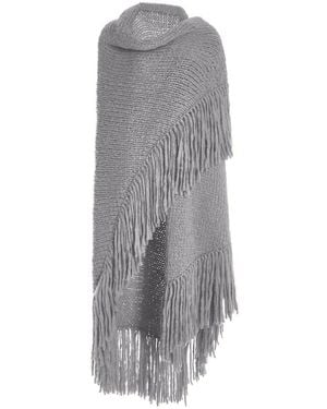 Gabriela Hearst Lauren Knit Wrap - Grey