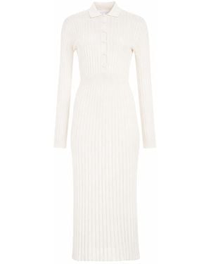 Gabriela Hearst Ardor Knit Maxi Dress - White