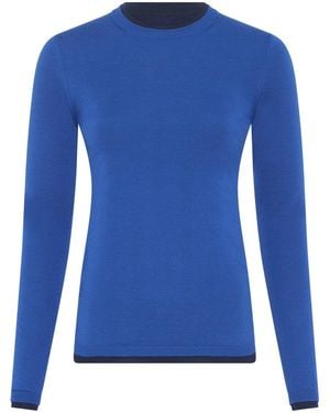 Gabriela Hearst Leif Reversible Knit Jumper - Blue