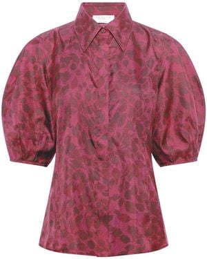 Gabriela Hearst Sansi Top - Red