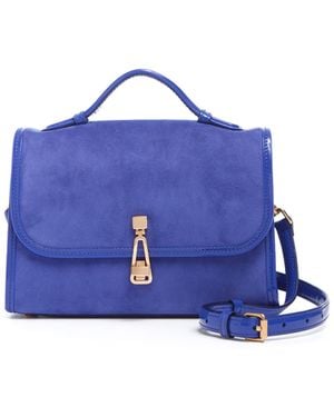 Gabriela Hearst Small Leonora Flap Bag - Purple