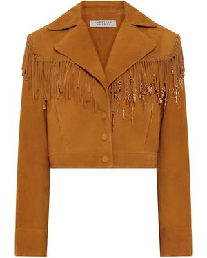 Gabriela Hearst Azra Fringe Jacket - Brown
