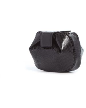 Gabriela Hearst Soft Demi Clutch - Black