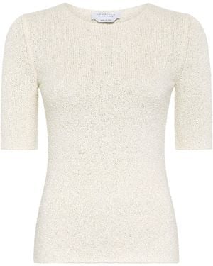 Gabriela Hearst Valentia Knit T-Shirt - White