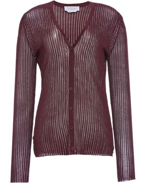 Gabriela Hearst Duffy Knit Cardigan - Purple