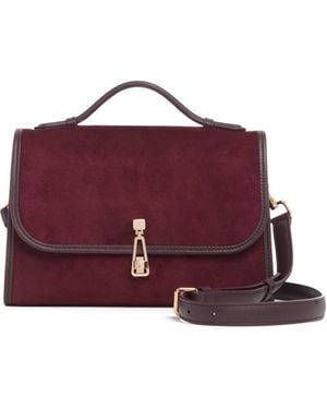 Gabriela Hearst Medium Leonora Flap Bag - Purple
