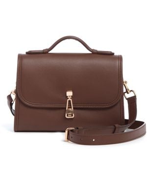 Gabriela Hearst Small Leonora Flap Bag - Brown