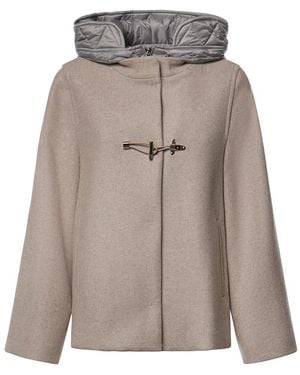 Fay Cappa Toggle Coat - Grigio