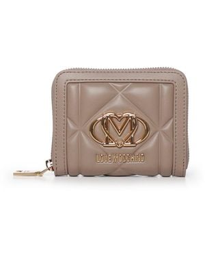 Love Moschino Portafoglio Con Logo - Bianco