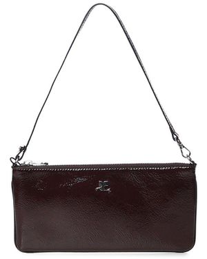 Courreges Borsa Naplack Con Logo - Bianco