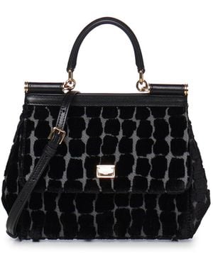 Dolce & Gabbana Borsa A Mano Sicily Piccola - Nero