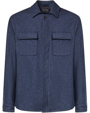 Eleventy Overshirt - Blu
