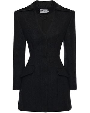 Self-Portrait Mini Abito Blazer - Nero