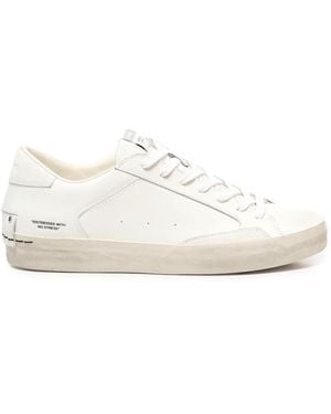 Crime London Sneaker Distressed - Bianco