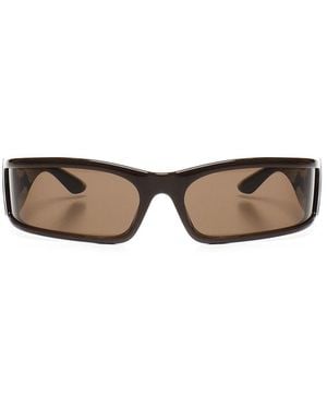 Balenciaga Occhiali Da Sole Sunset Rectangle - Bianco
