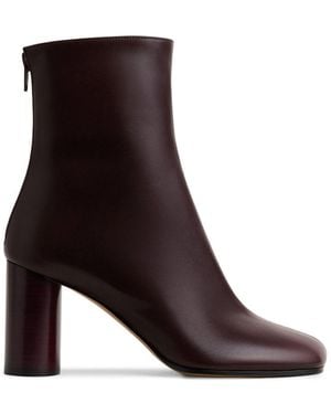 Phoebe Philo Ankle Boots Tug - Bianco