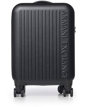 ARMANI EXCHANGE Trolley Rigido Con Logo - Nero