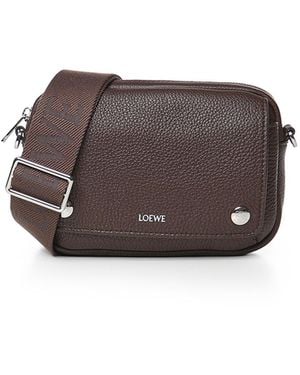 Loewe Borsa Messenger Pebble Piccola - Marrone