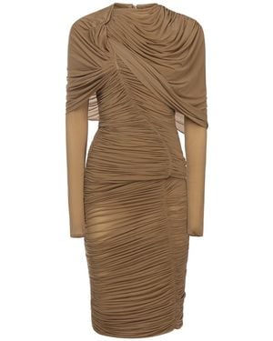 Magda Butrym Abito Midi Drappeggiato - Neutro