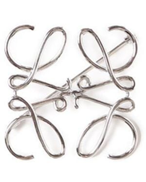 Loewe Spilla Anagram - Bianco