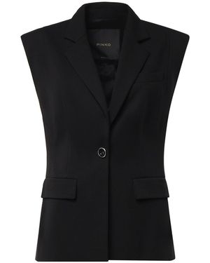 Pinko Giacca Gilet Monopetto - Nero