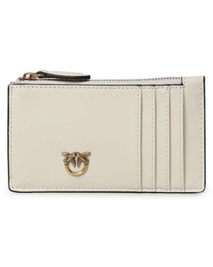 Pinko Porta Carte Con Zip - Bianco